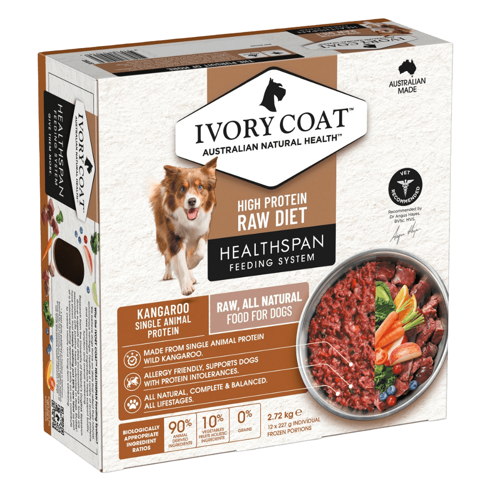 Healthspan Kangaroo Frozen Raw Adult Dog Food