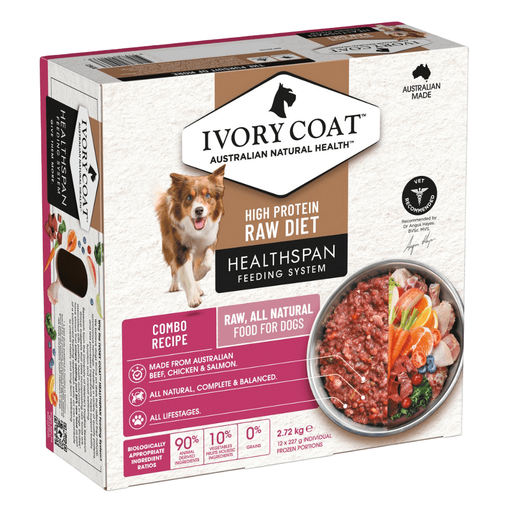 Healthspan Combo Patties Frozen Raw Adult Dog Food