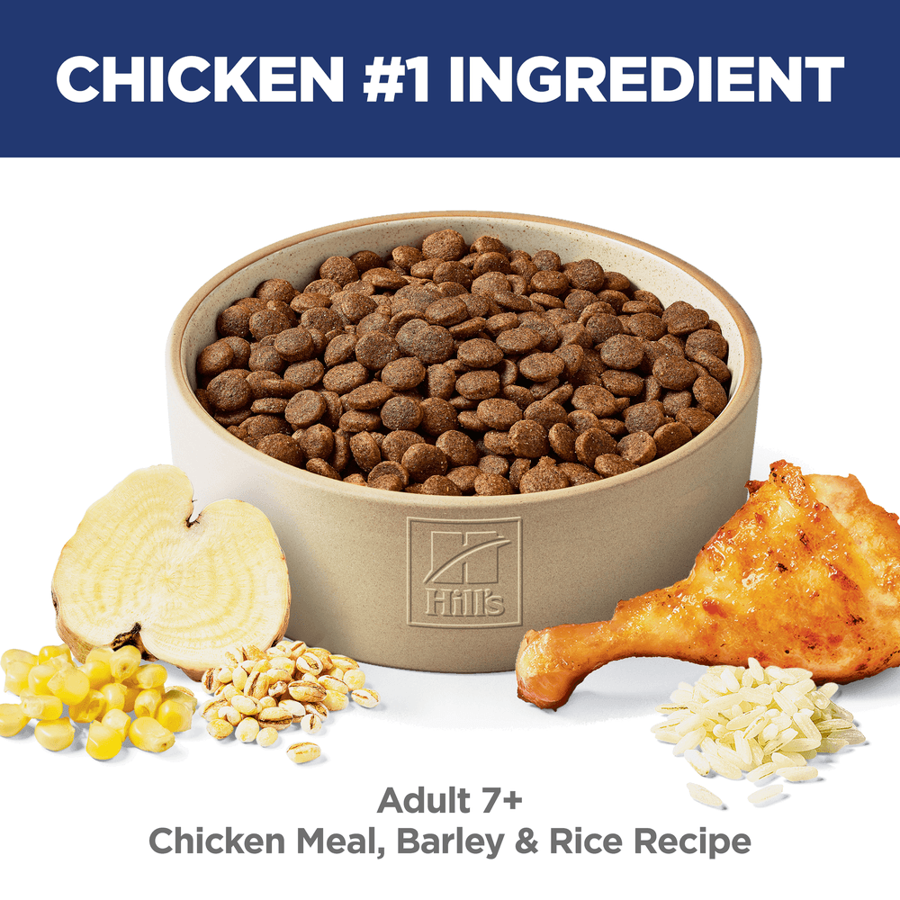Hills Science Diet 7 Plus Chicken Barley & Rice Senior Dry Dog Food