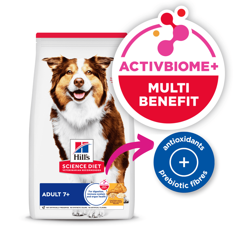Hills Science Diet 7 Plus Chicken Barley & Rice Senior Dry Dog Food