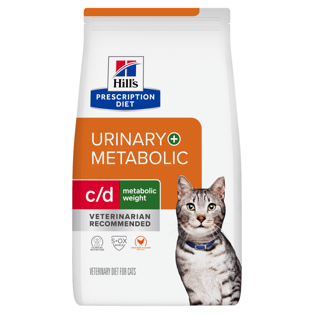 Hills Prescription Diet C/D Multicare Stress Urinary Care Plus Metabolic Weight Dry Cat Food