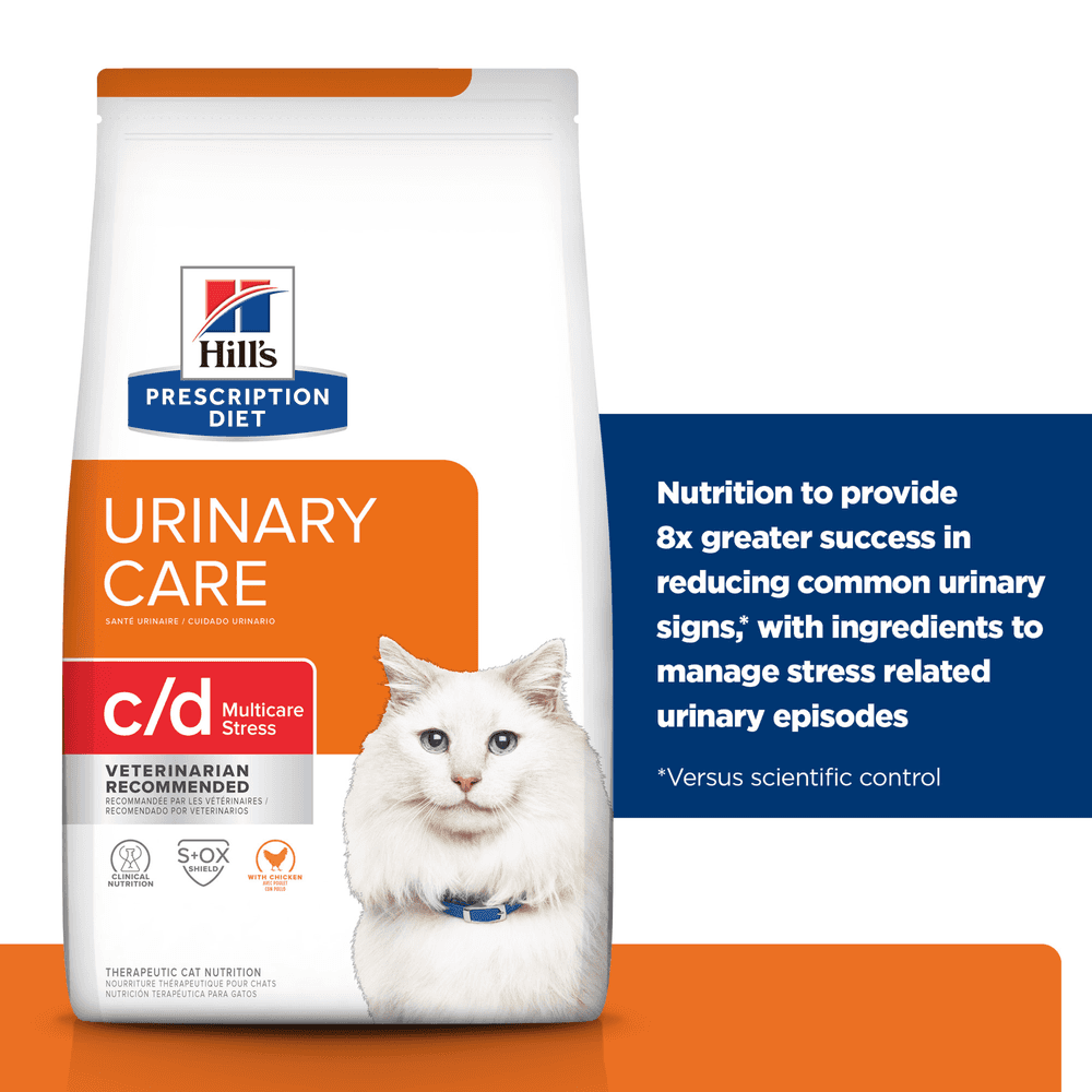 Hills Prescription Diet C/D Multicare Stress Urinary Care Dry Cat Food