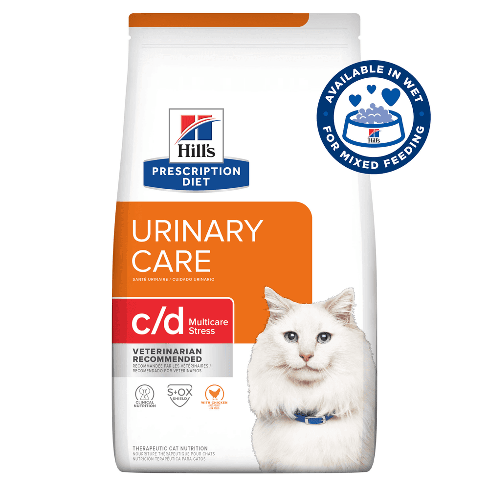 Hills Prescription Diet C/D Multicare Stress Urinary Care Dry Cat Food