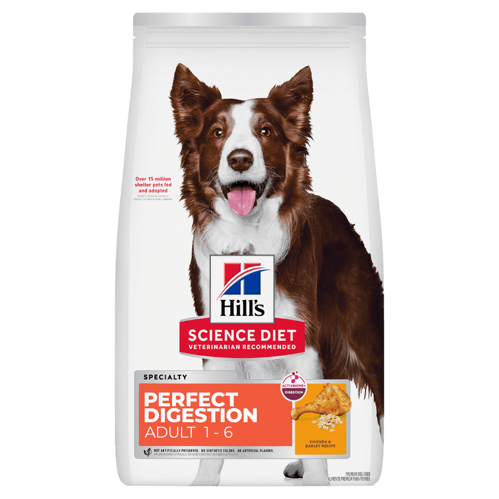 Hills Science Diet Perfect Digestion Chicken Barley & Oats Adult Dry Dog Food