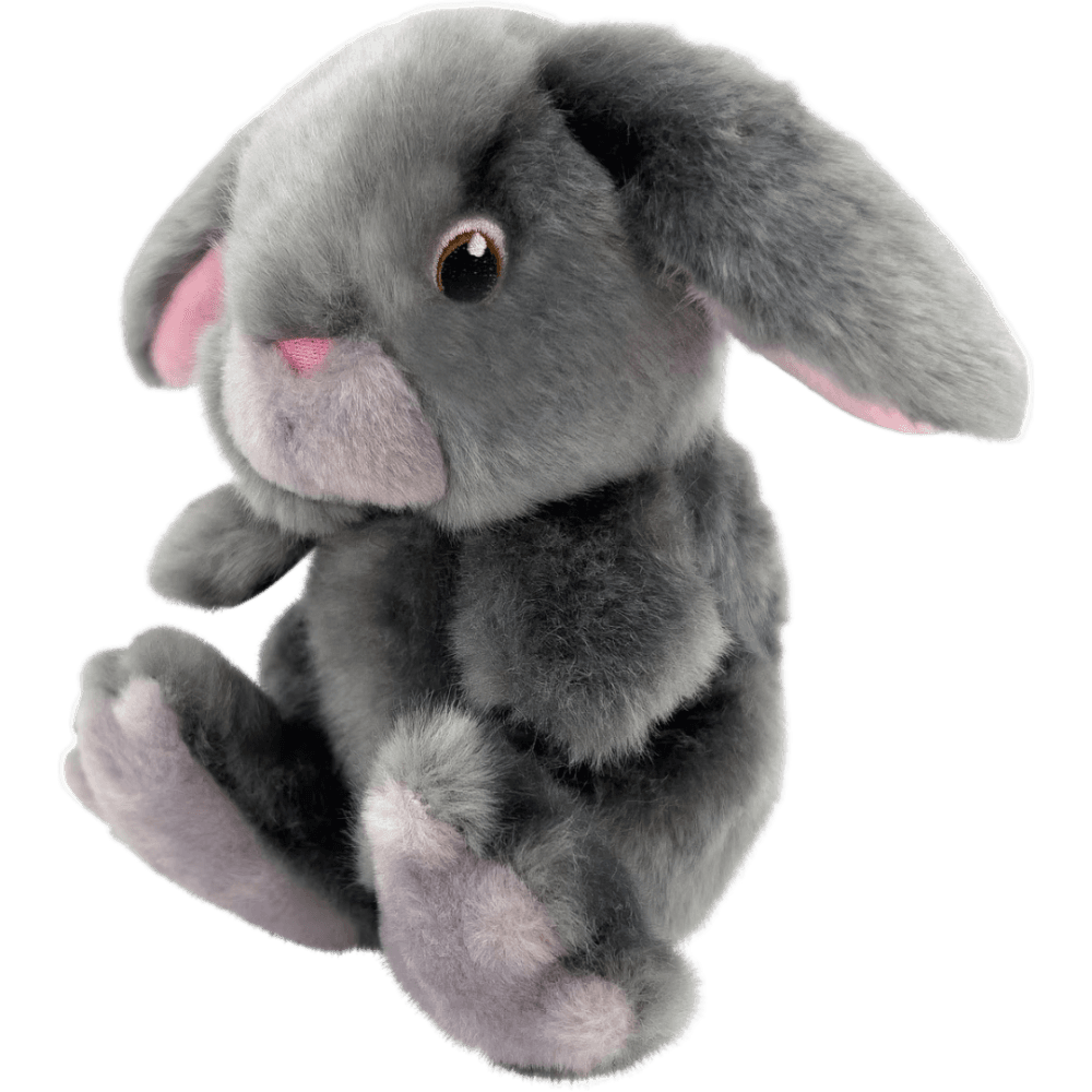 Jungle Toughz Bunny Squeaky Plush Dog Toy