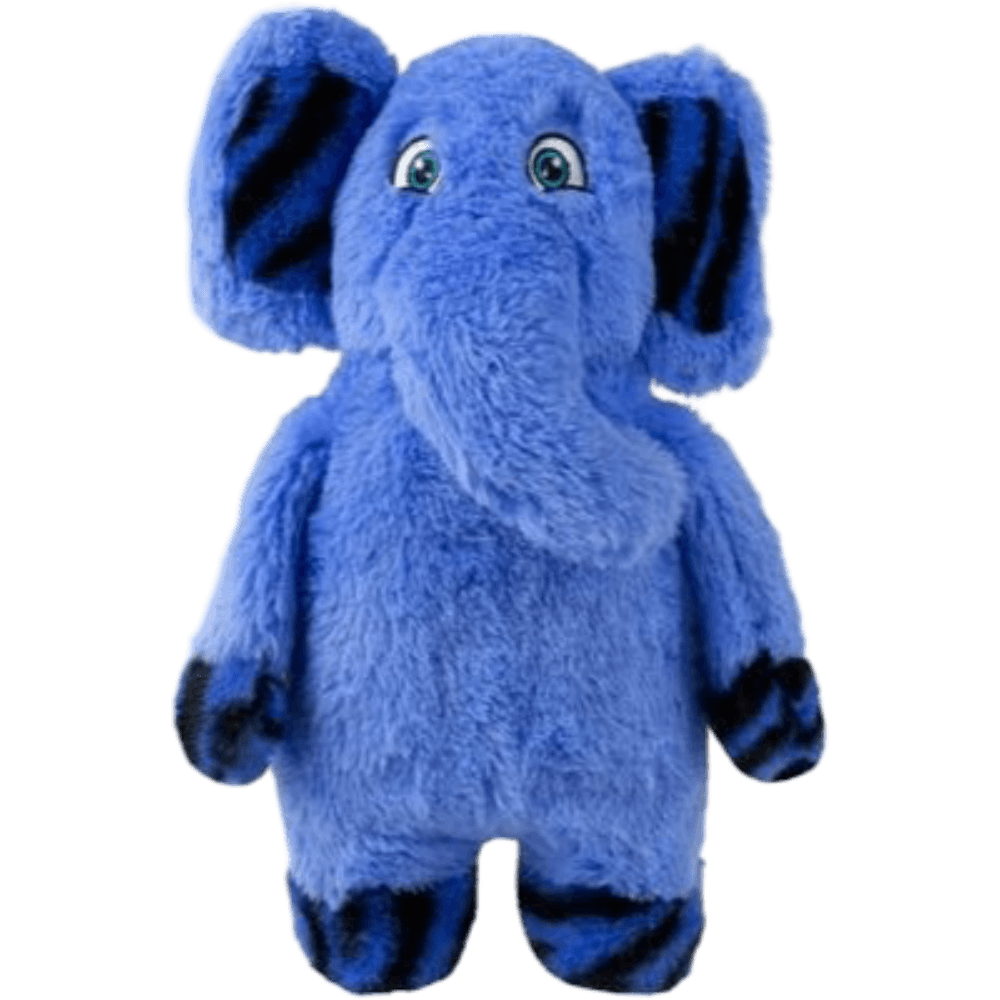 Jungle Jamz Elephant Squeaky Plush Dog Toy