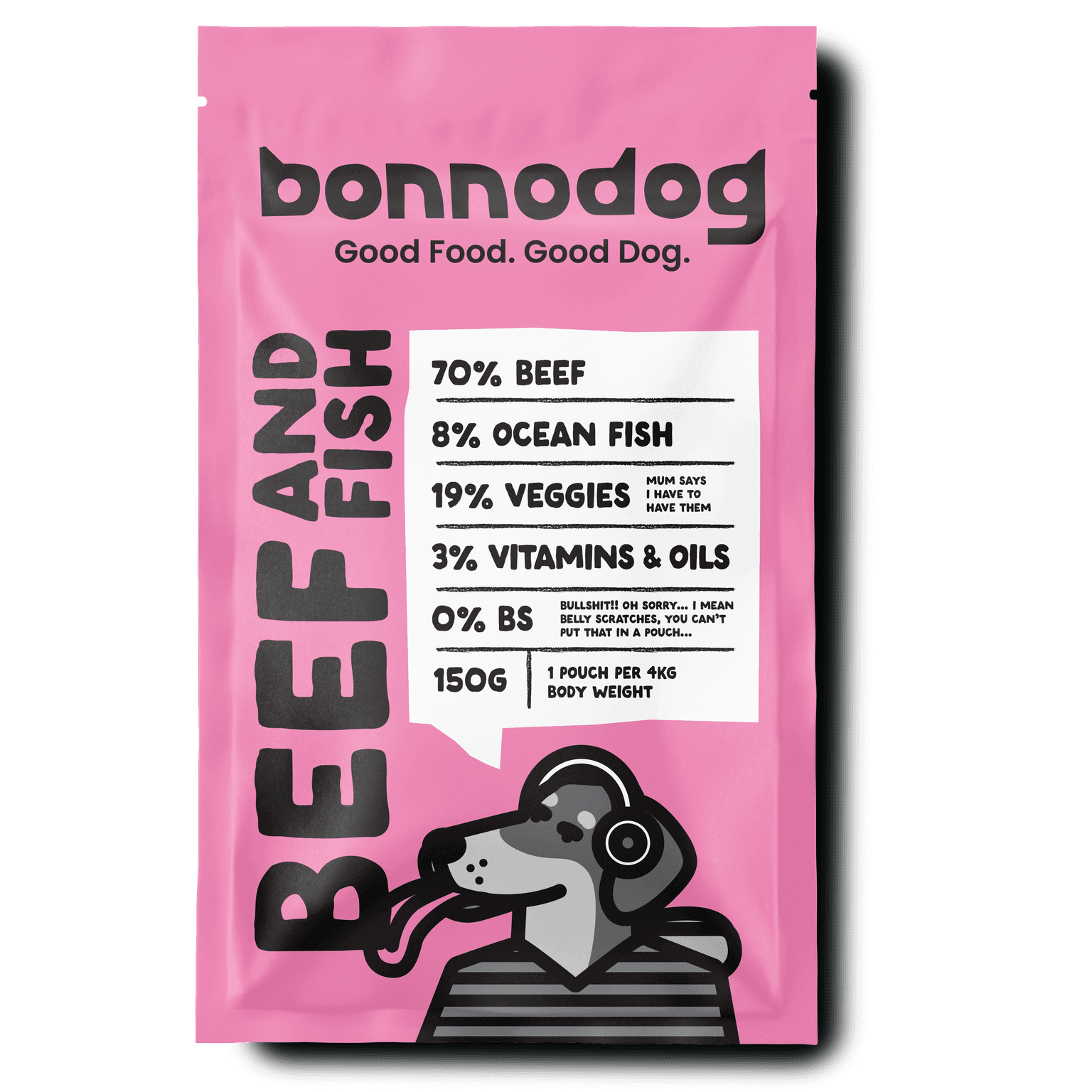 Gently Cooked Frozen Dog Food Beef