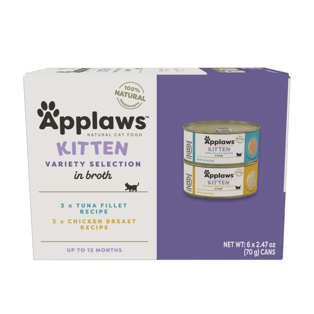Natural Variety Selection in Broth Kitten Wet Cat Food Can