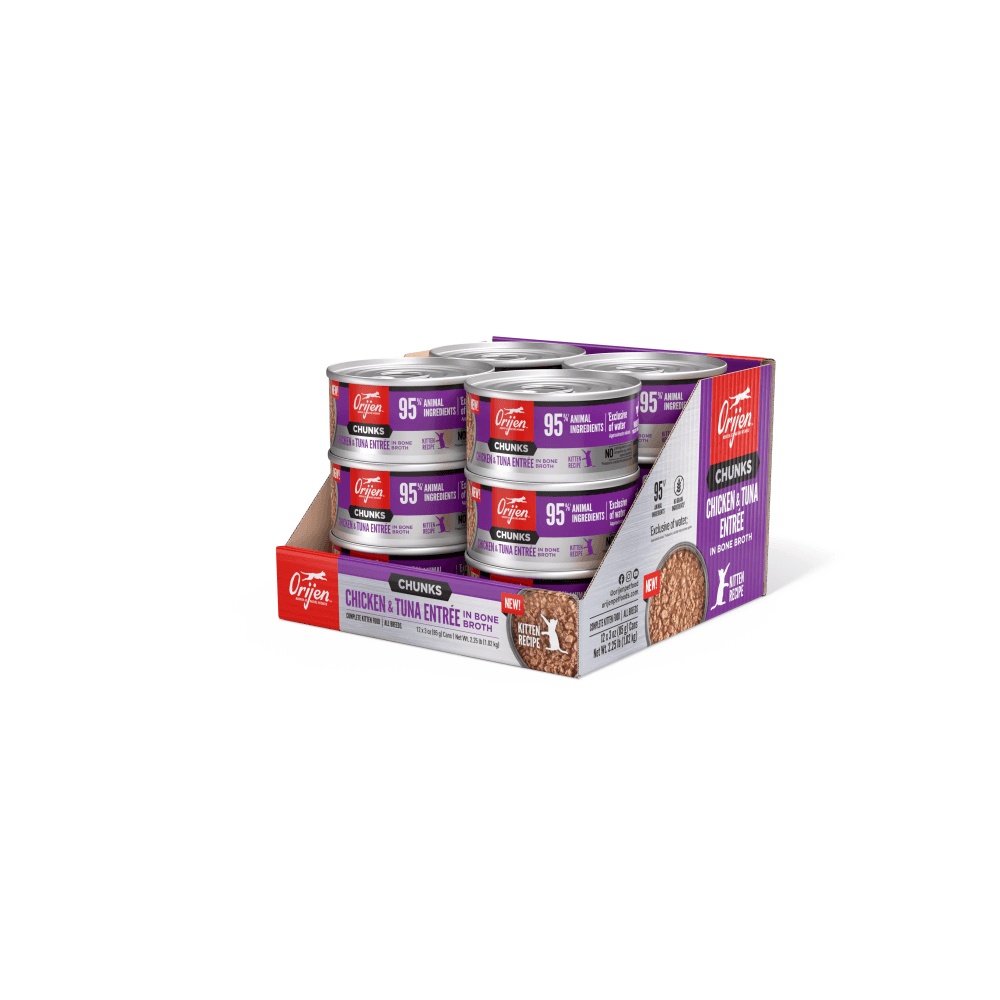 Orijen Chunks And Shreds Kitten Chicken And Tuna Wet Cat Food