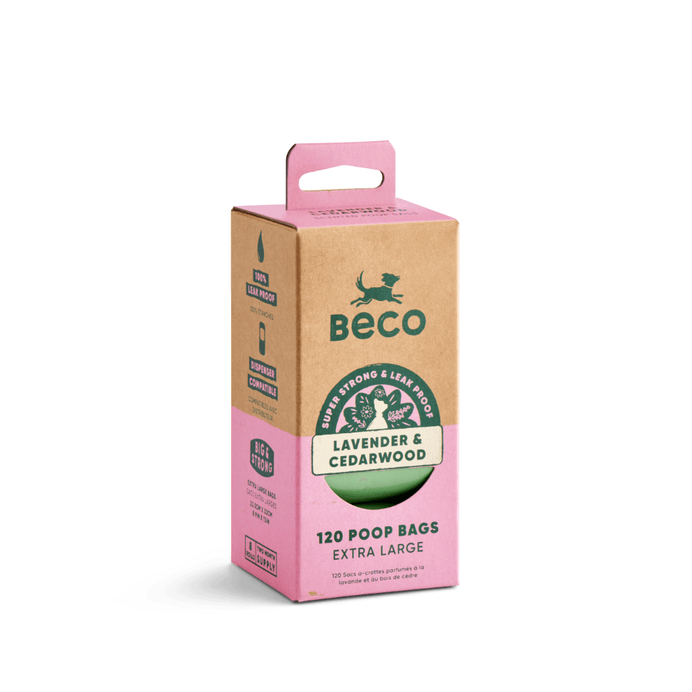 Beco Poop Bags Lavender Cedarwood Scented