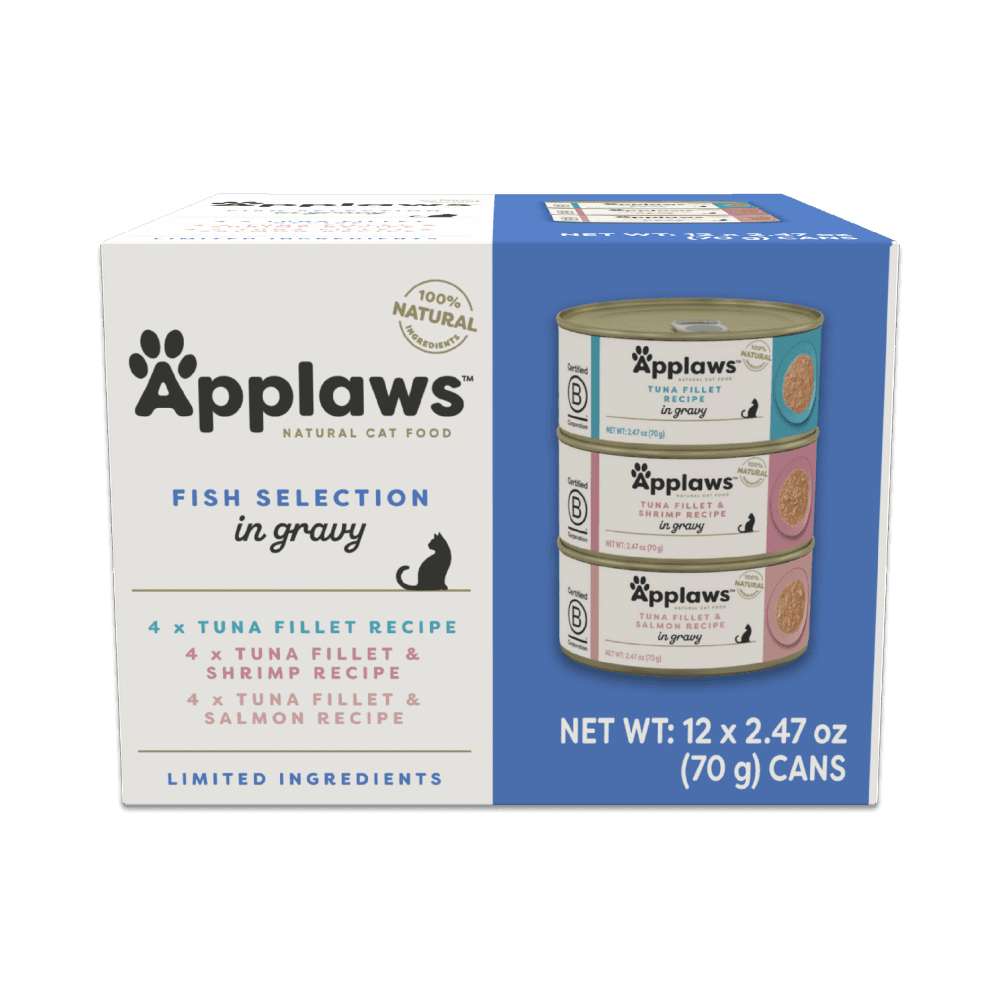 Natural Fish Selection in Gravy Adult Wet Cat Food Can