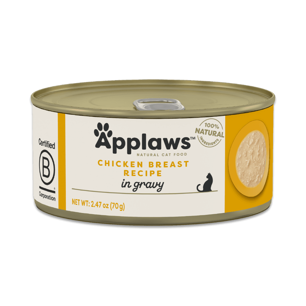 Natural Chicken Breast in Gravy Adult Wet Cat Food Can