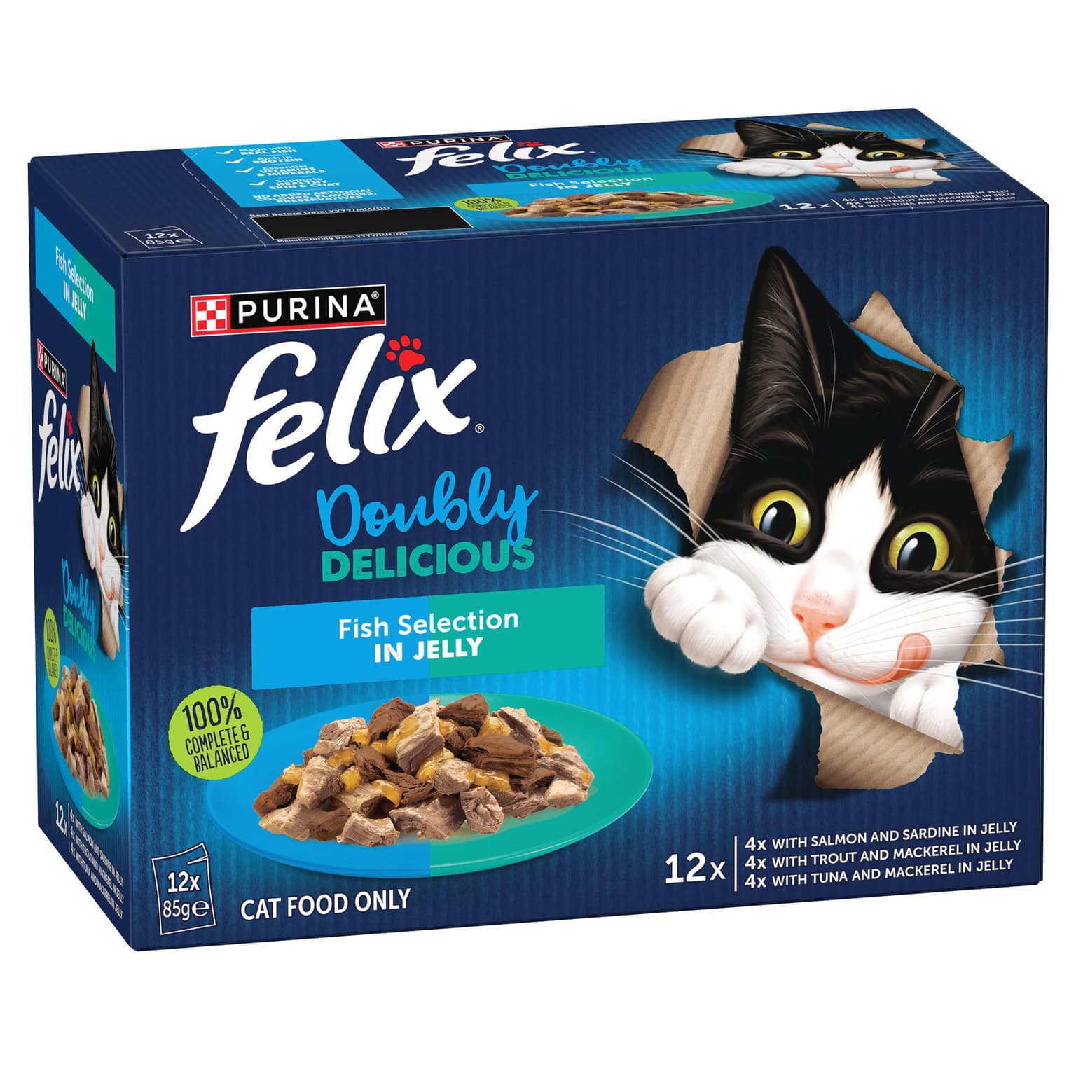 As Good As It Looks Doubly Delicious Fish Selections Wet Cat Food Pouches
