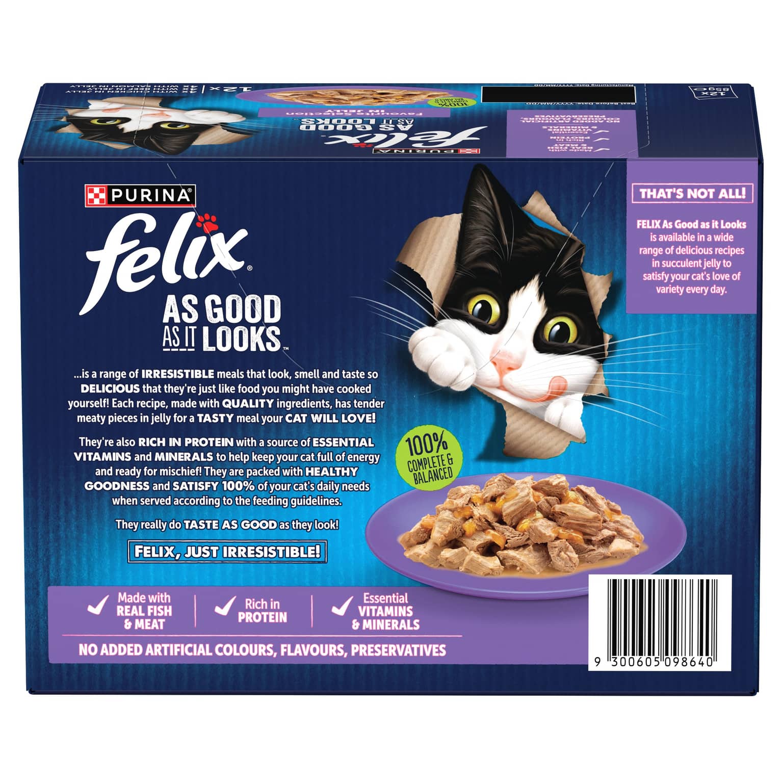 Felix Favourite Selection Adult Wet Cat Food Pouches