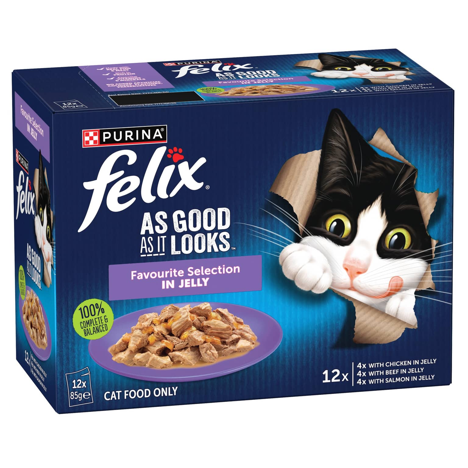 Felix Favourite Selection Adult Wet Cat Food Pouches
