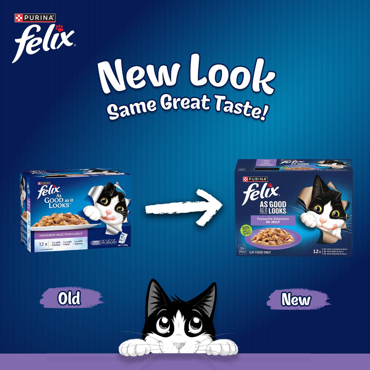 Felix Favourite Selection Adult Wet Cat Food Pouches