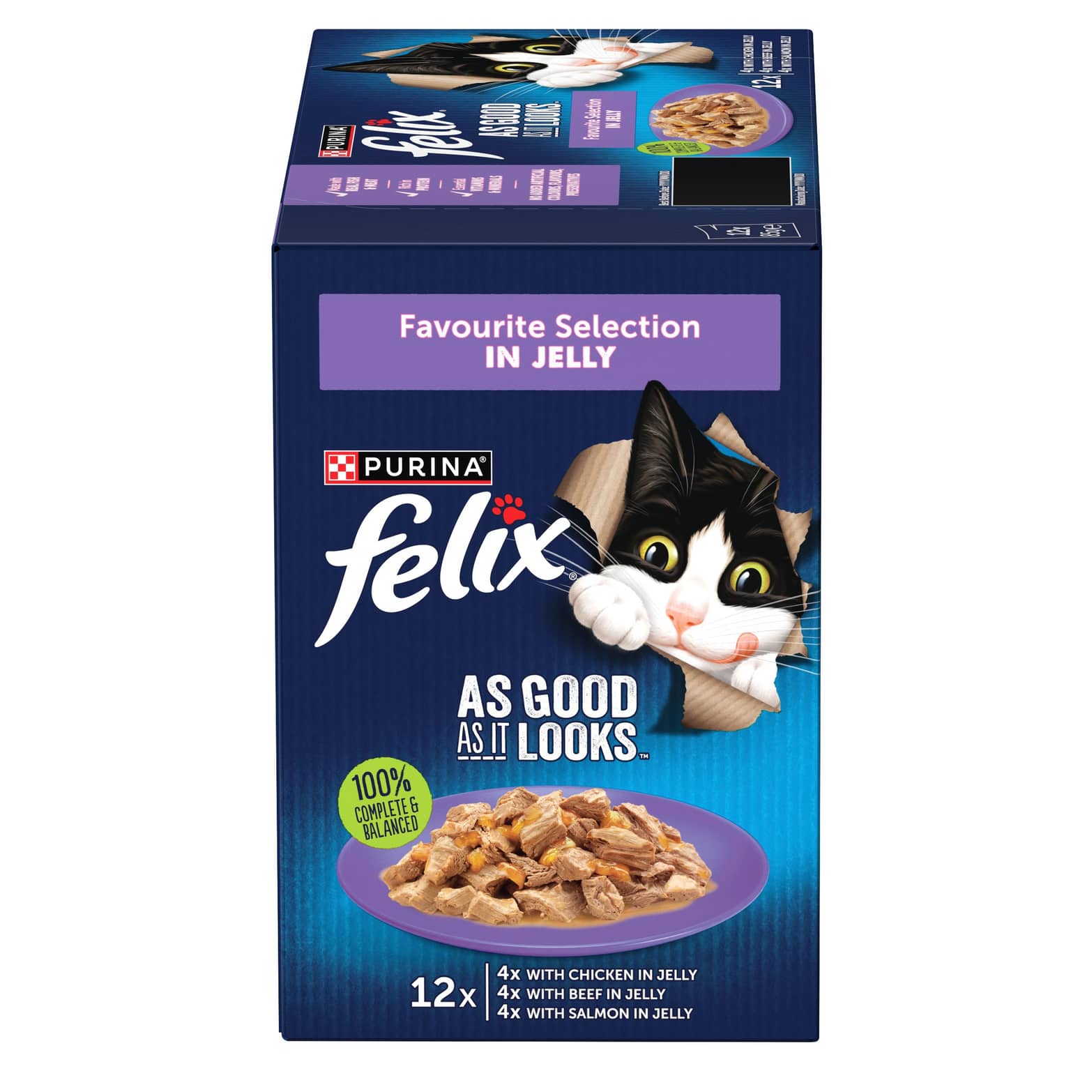 Felix Favourite Selection Adult Wet Cat Food Pouches