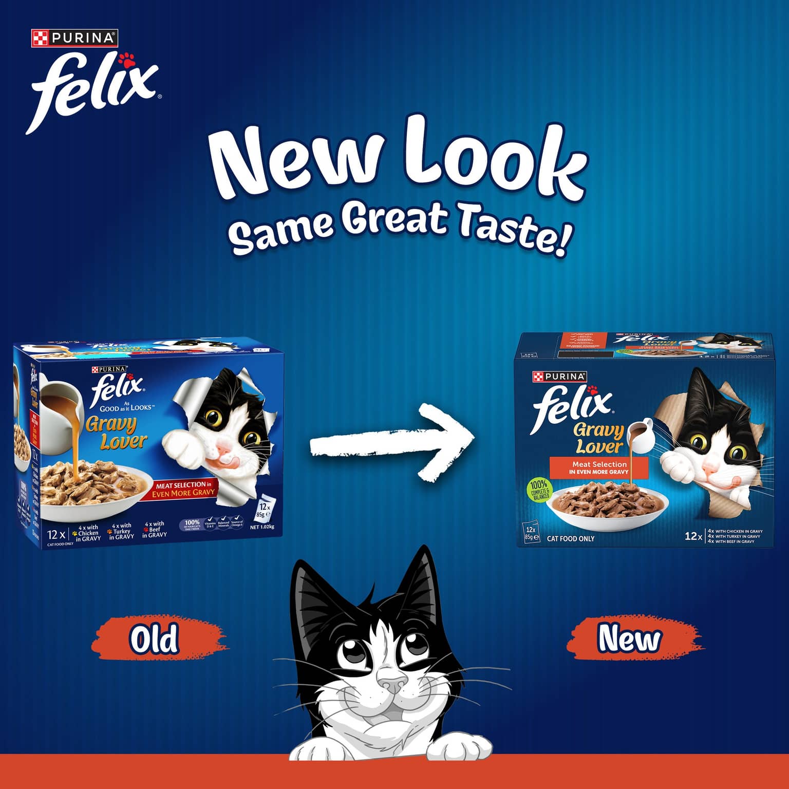 Felix As Good As It Looks Meat Selection Adult Wet Cat Food Pouches