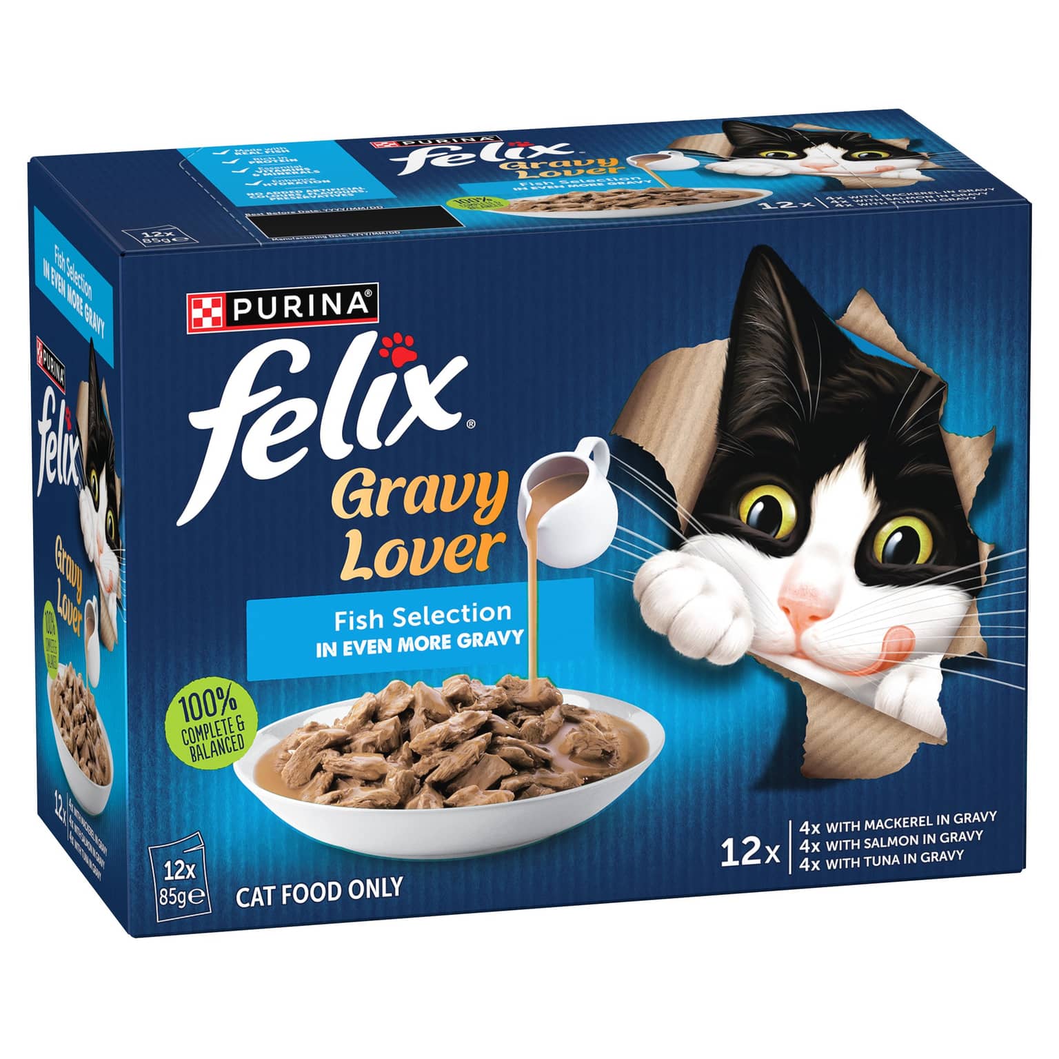 Felix As Good As It Looks Fish Selection Adult Wet Cat Food Pouches