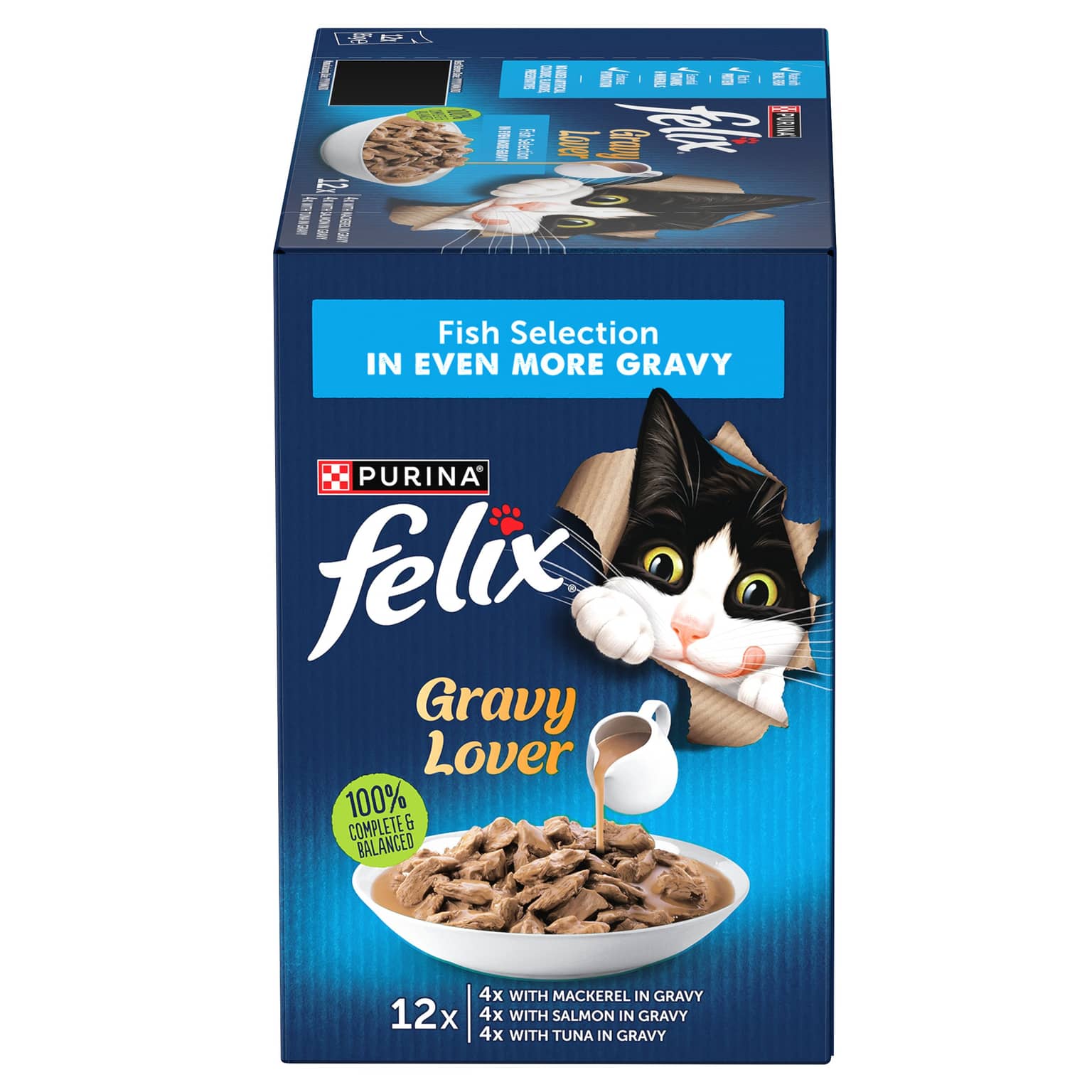 Felix As Good As It Looks Fish Selection Adult Wet Cat Food Pouches
