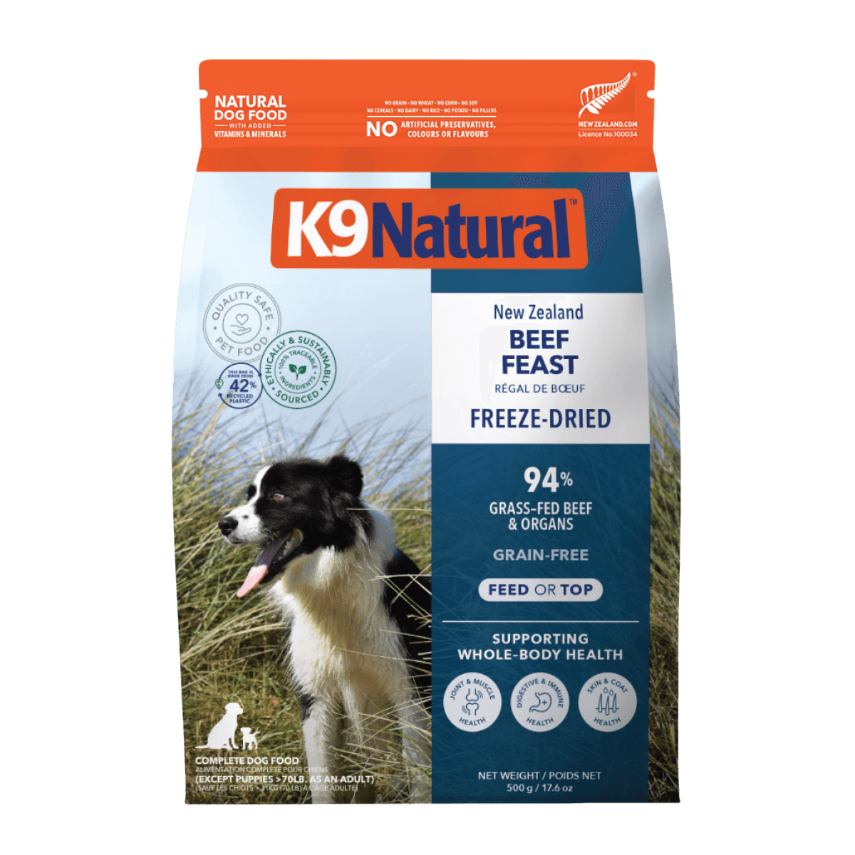 Freeze Dried Raw Beef Feast All Lifestage Dry Dog Food