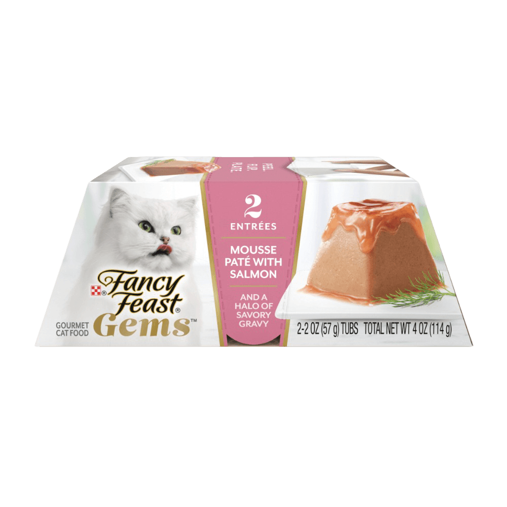 Gems Mousse Pate with Salmon Wet Cat Food