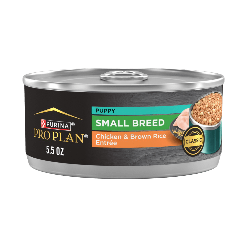 Puppy Small Breed Chicken and Brown Rice Entree Wet Dog Food