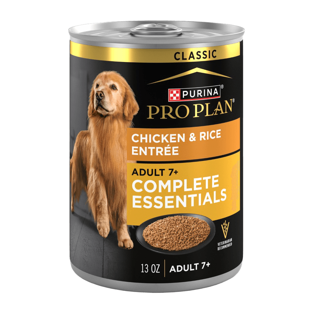 Adult 7+ Chicken and Rice Entree Wet Dog Food