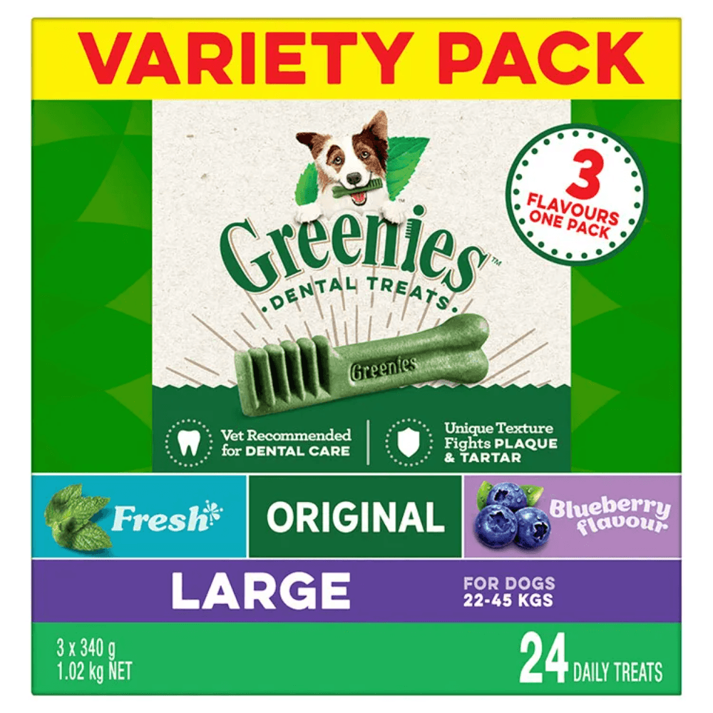 Greenies Variety Pack Large Dog Dental Treats