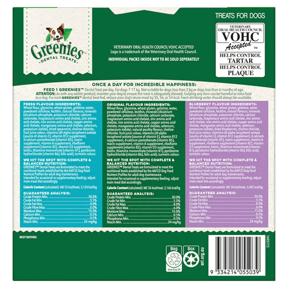 Greenies Variety Pack Petite Dog Dental Treats