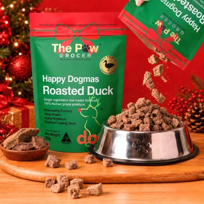 The Paw Grocer Freeze Dried Roasted Duck Christmas Dog Treats