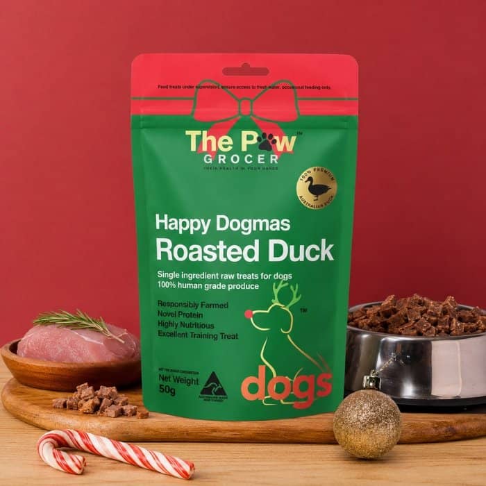 The Paw Grocer Freeze Dried Roasted Duck Christmas Dog Treats
