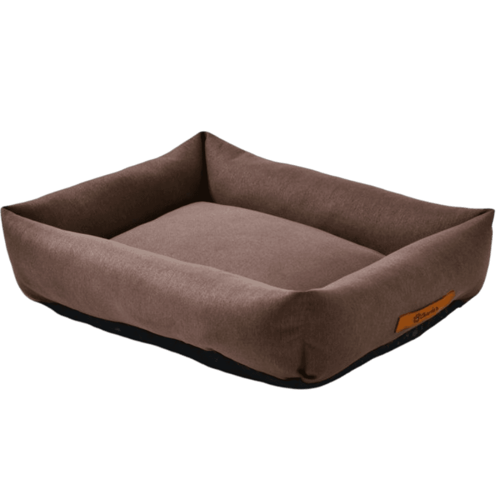 Brooksy Woven Dog Bed Chocolate