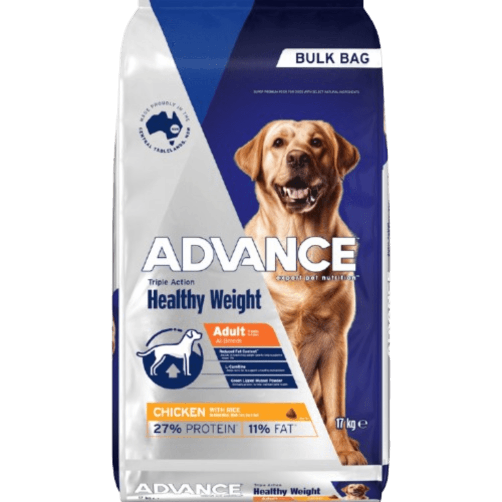 Healthy Weight Adult Dry Dog Food Chicken and Rice