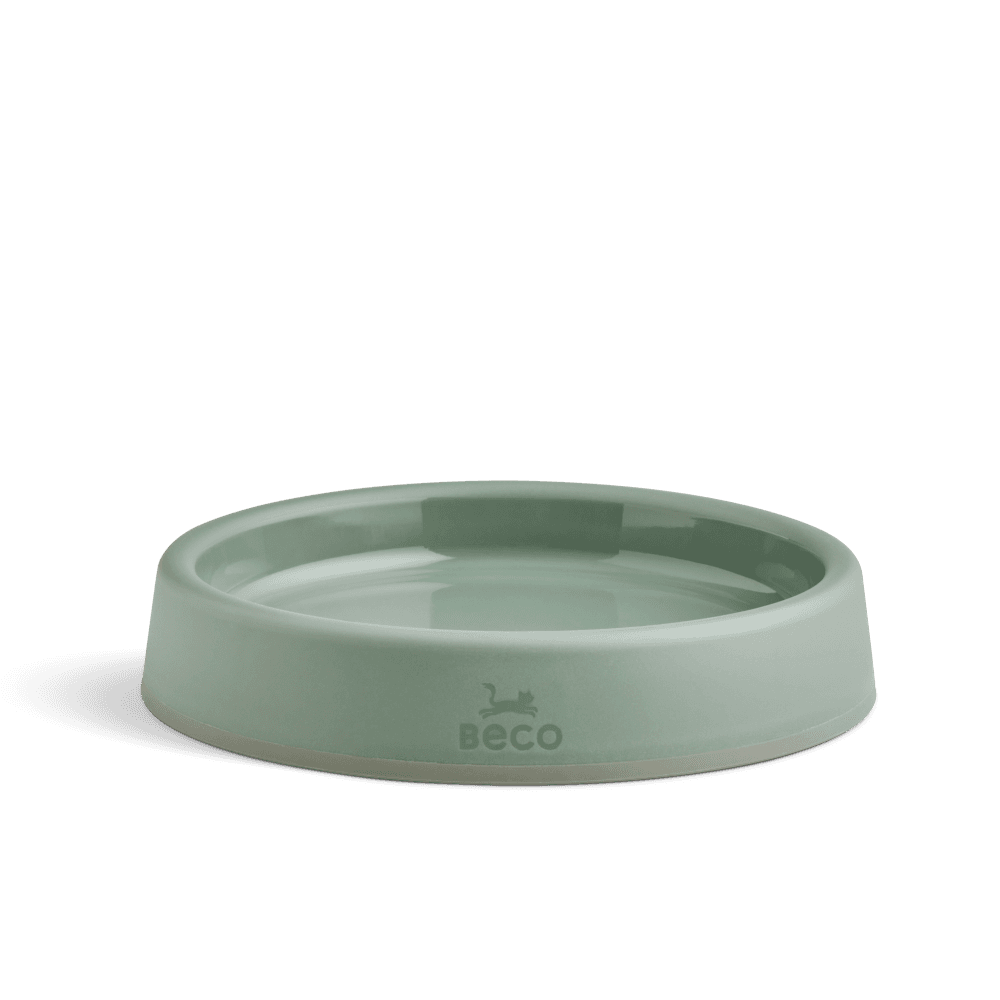 Beco Steady Cat Bowl Olive Green
