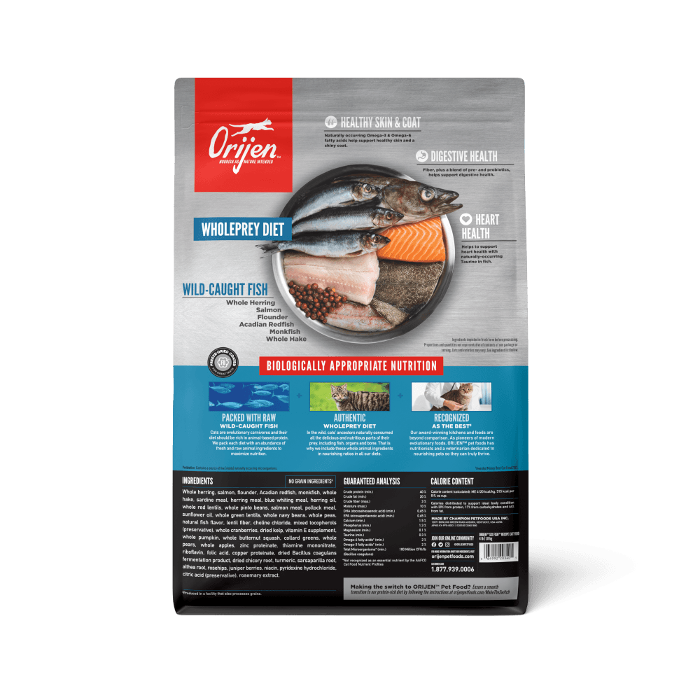 Orijen Six Fish All Lifestages Dry Cat Food