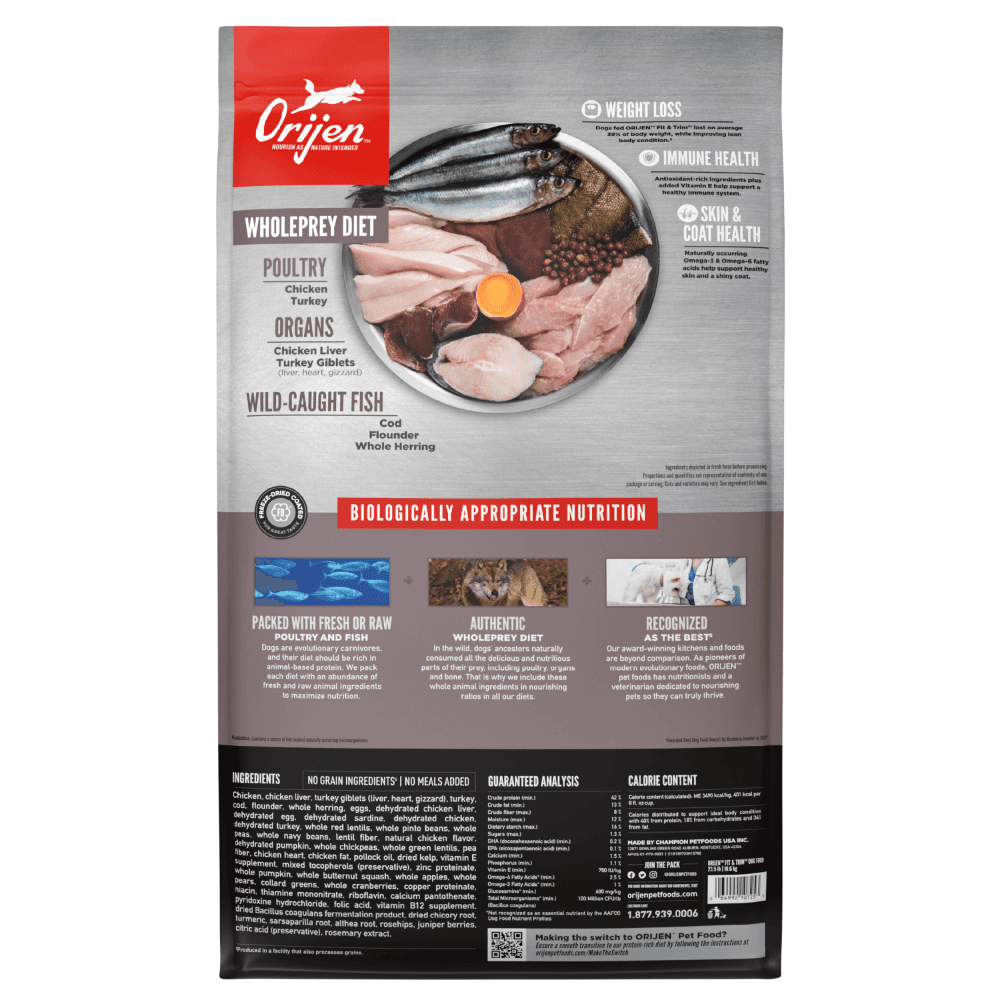 Orijen Fit & Trim Adult Dry Dog Food