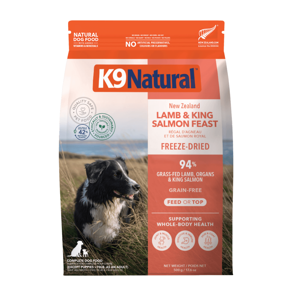 Lamb & King Salmon Feast Freeze Dried All Lifestages Dry Dog Food