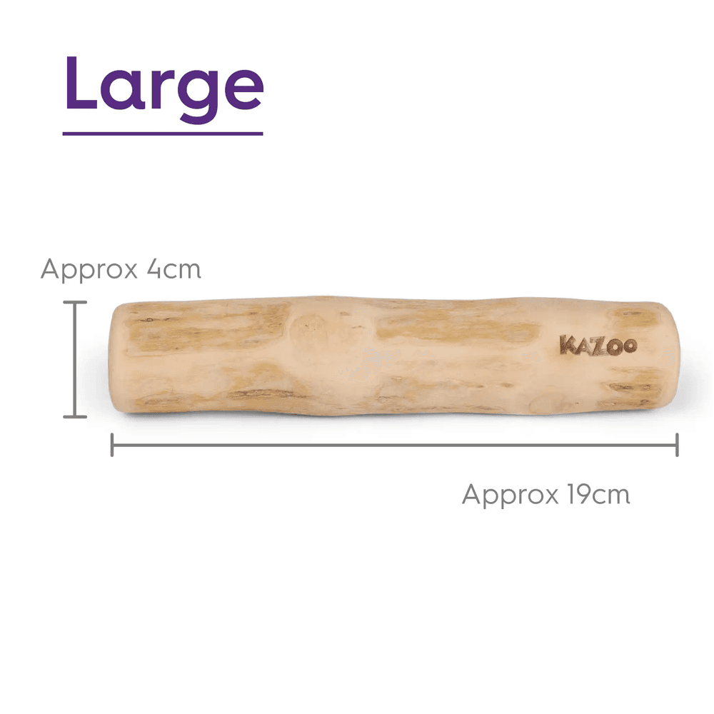 Kazoo Kazoo Coffee Wood Stick Dental Dog Chew Toy