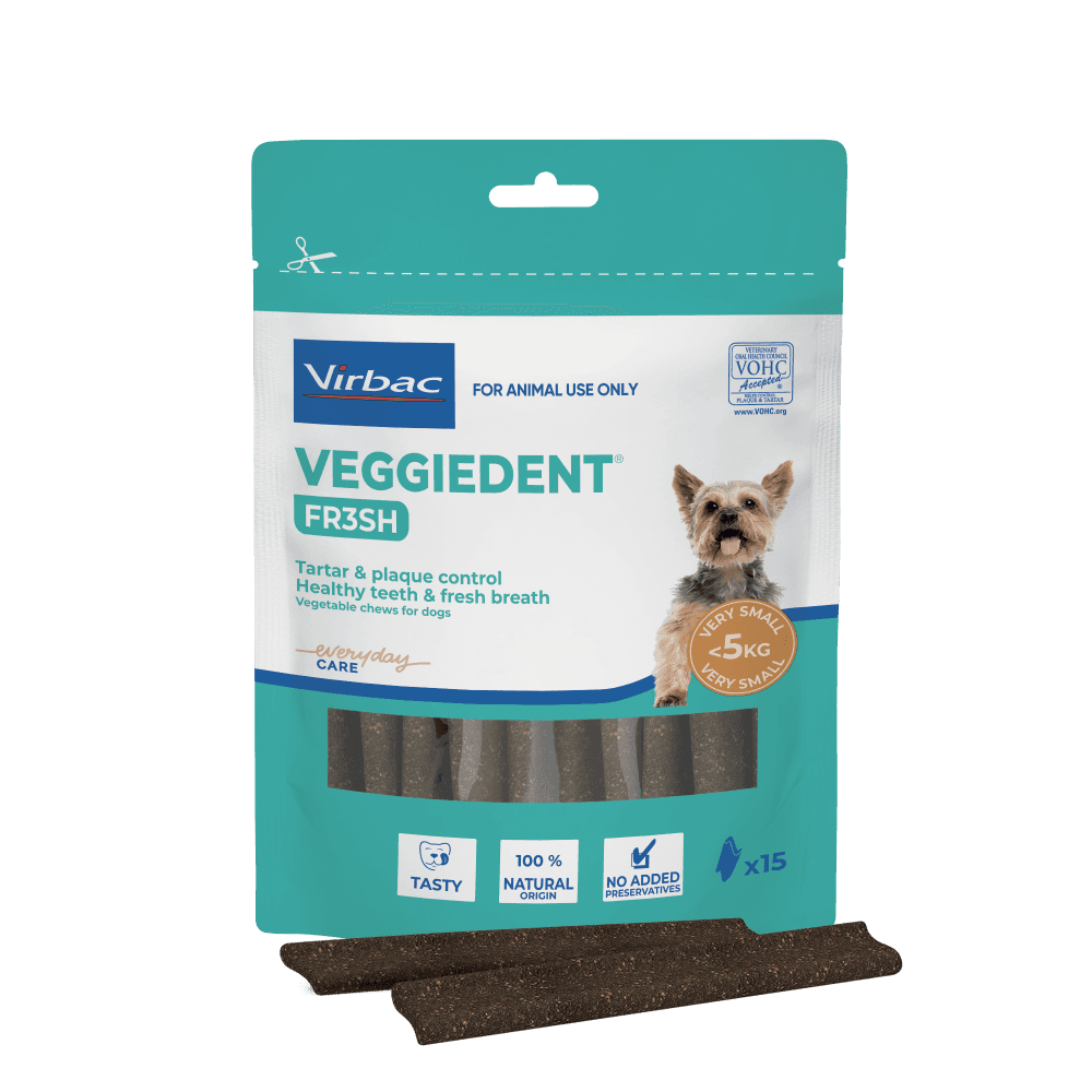 VeggieDent FR3SH Extra Small Dog Dental Treats