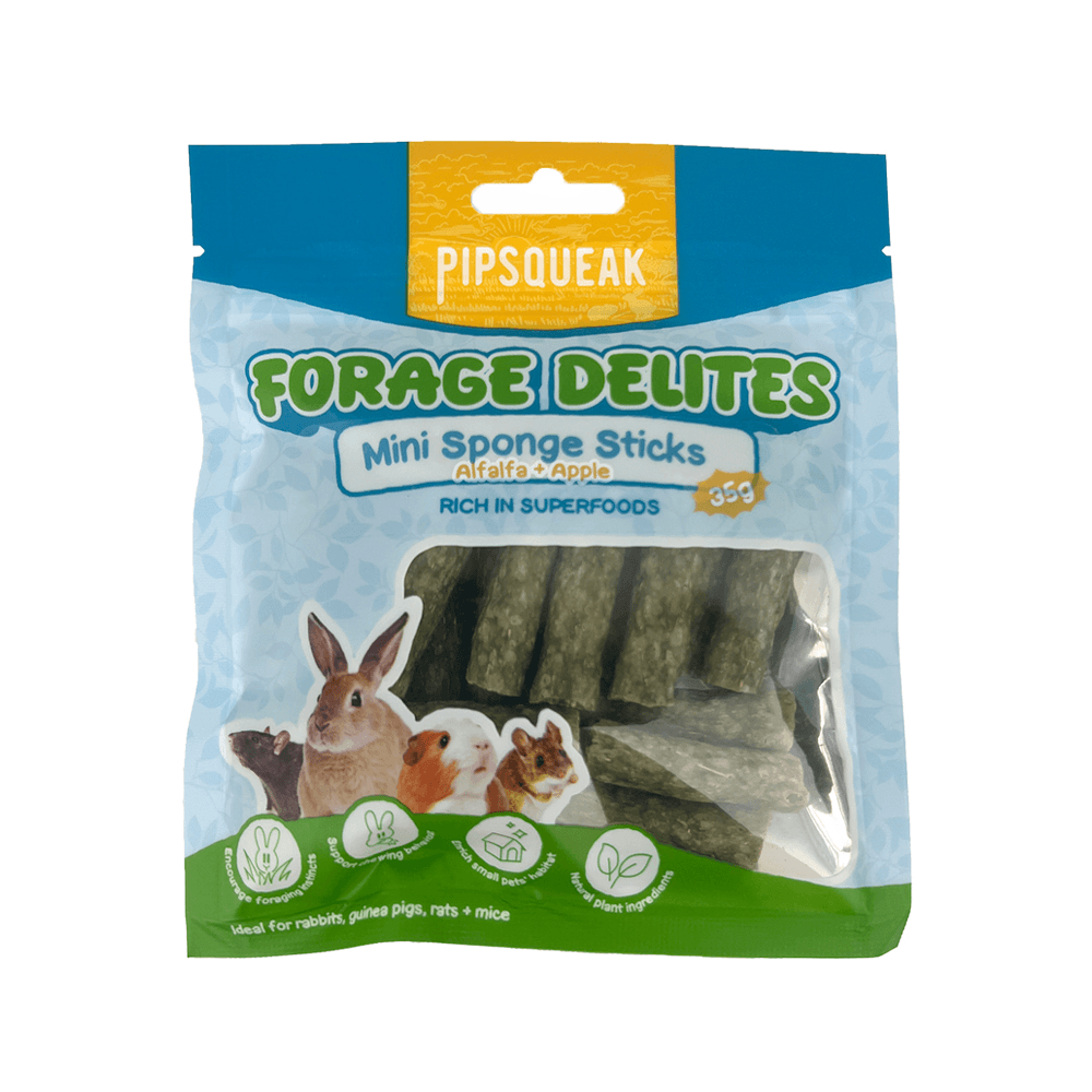 pipsqueak-forage-delites-mini-sponge-sticks-alfalfa-apple-small-pet-treat