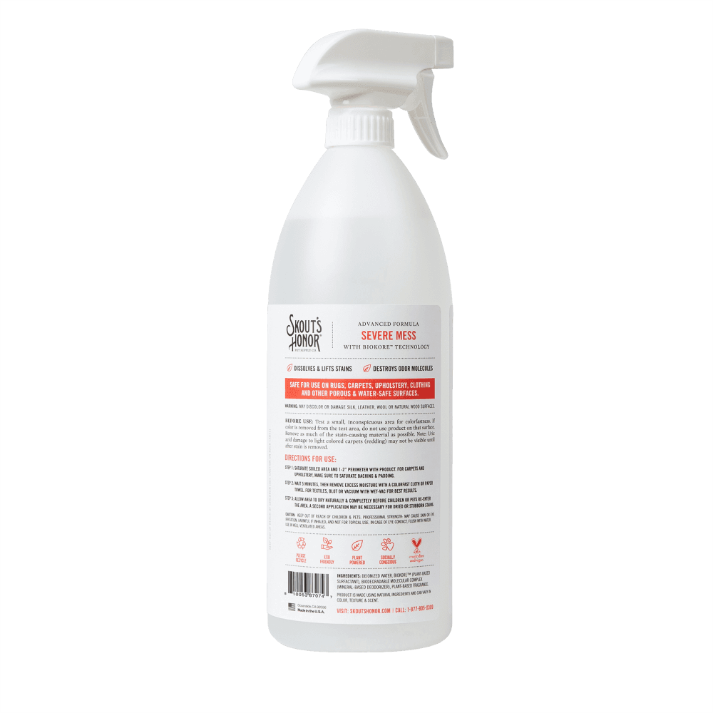 Skouts Honor Stain & Odor Severe Mess Advanced Formula Dog