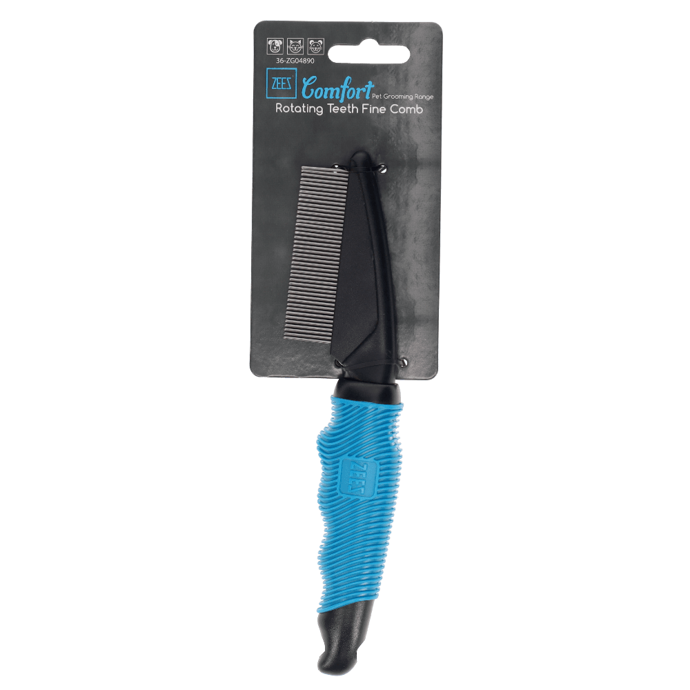 Comfort Rotating Teeth Fine Small Pet Comb