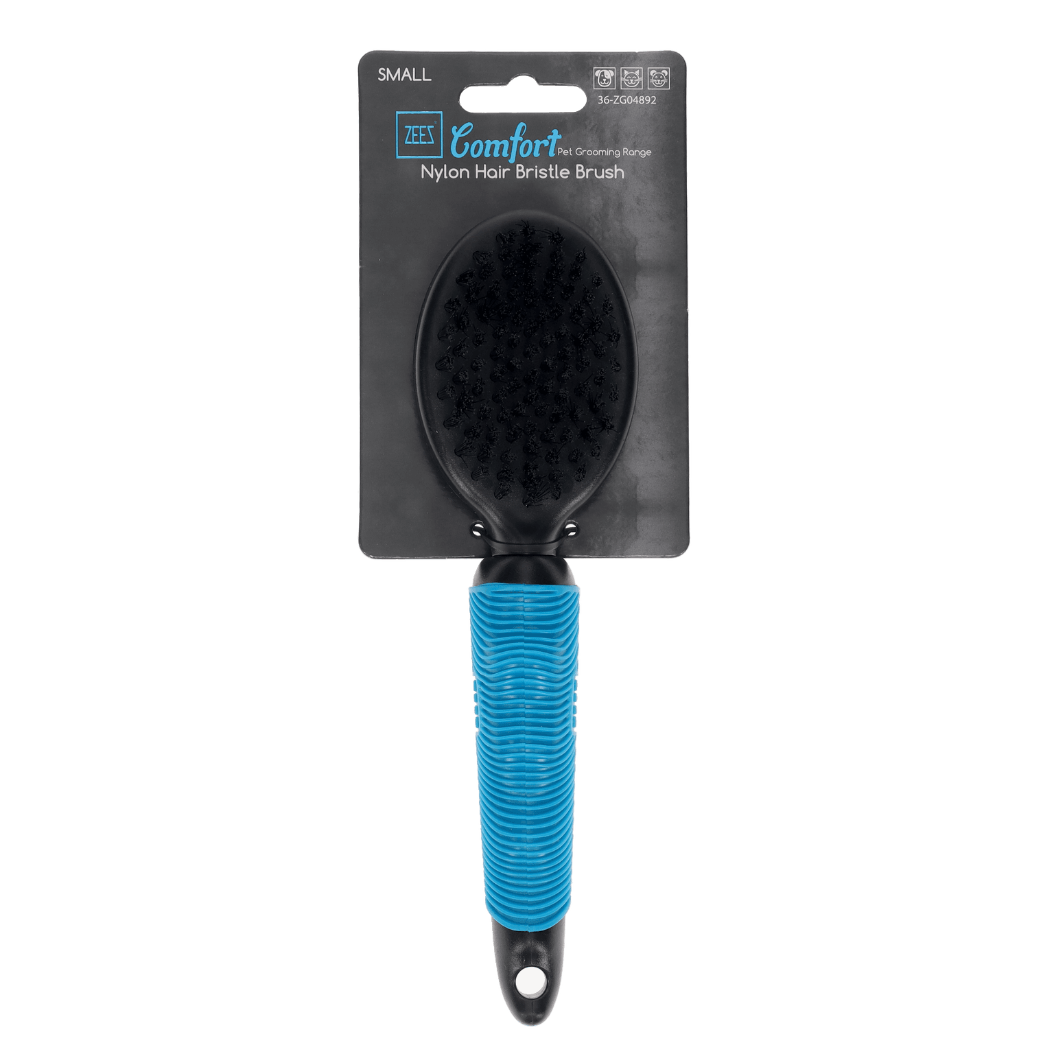 Comfort Nylon Hair Bristle Small Pet Brush