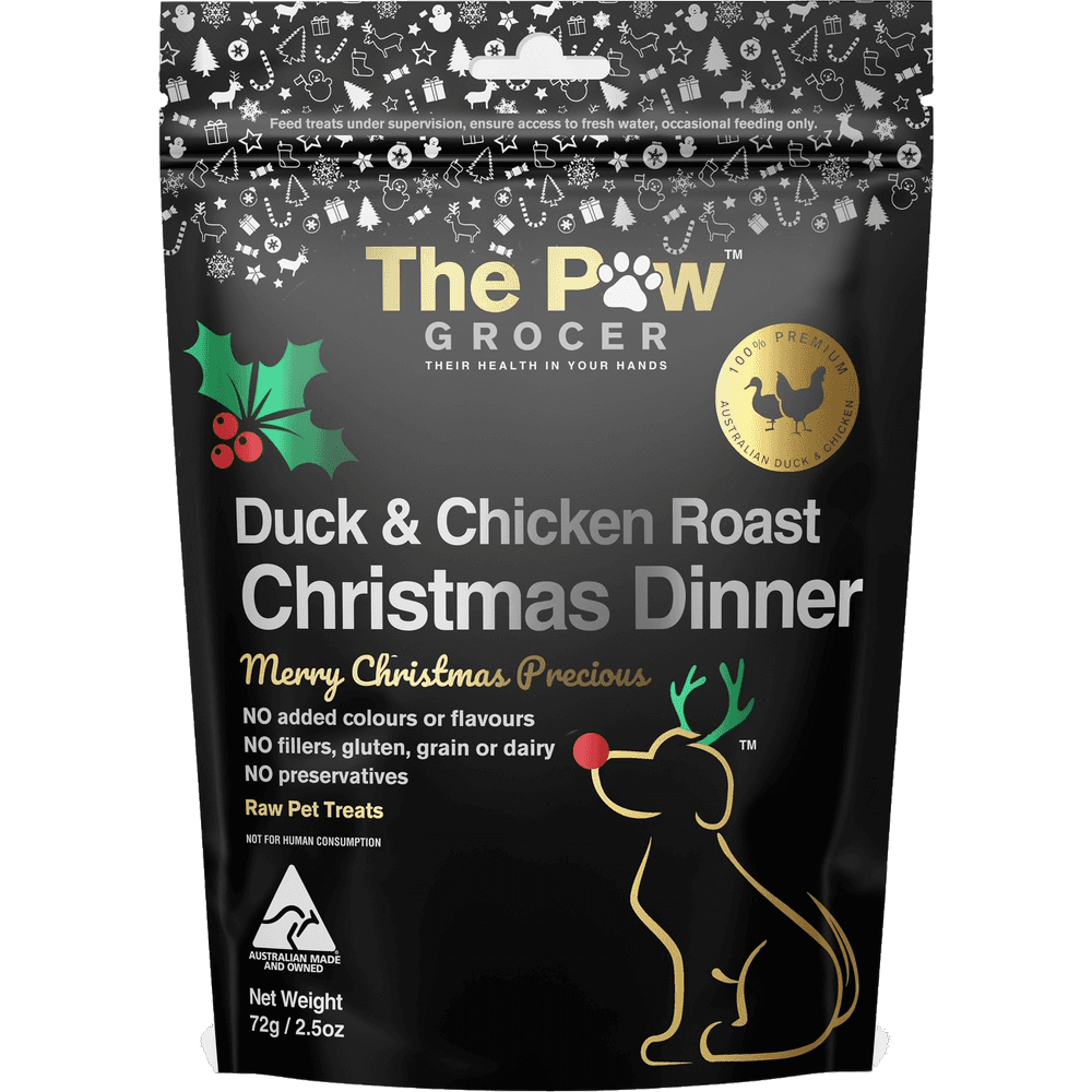 The Paw Grocer Duck And Chicken Roast Christmas Dinner Dog Treats