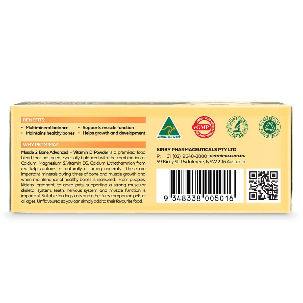 Petmima Muscle 2 Bone Advanced Plus Vitamin D Joint Care