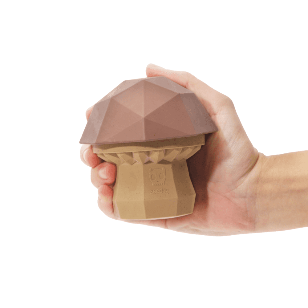 ZEE DOG Super Veggiez Mushroom Dog Toy