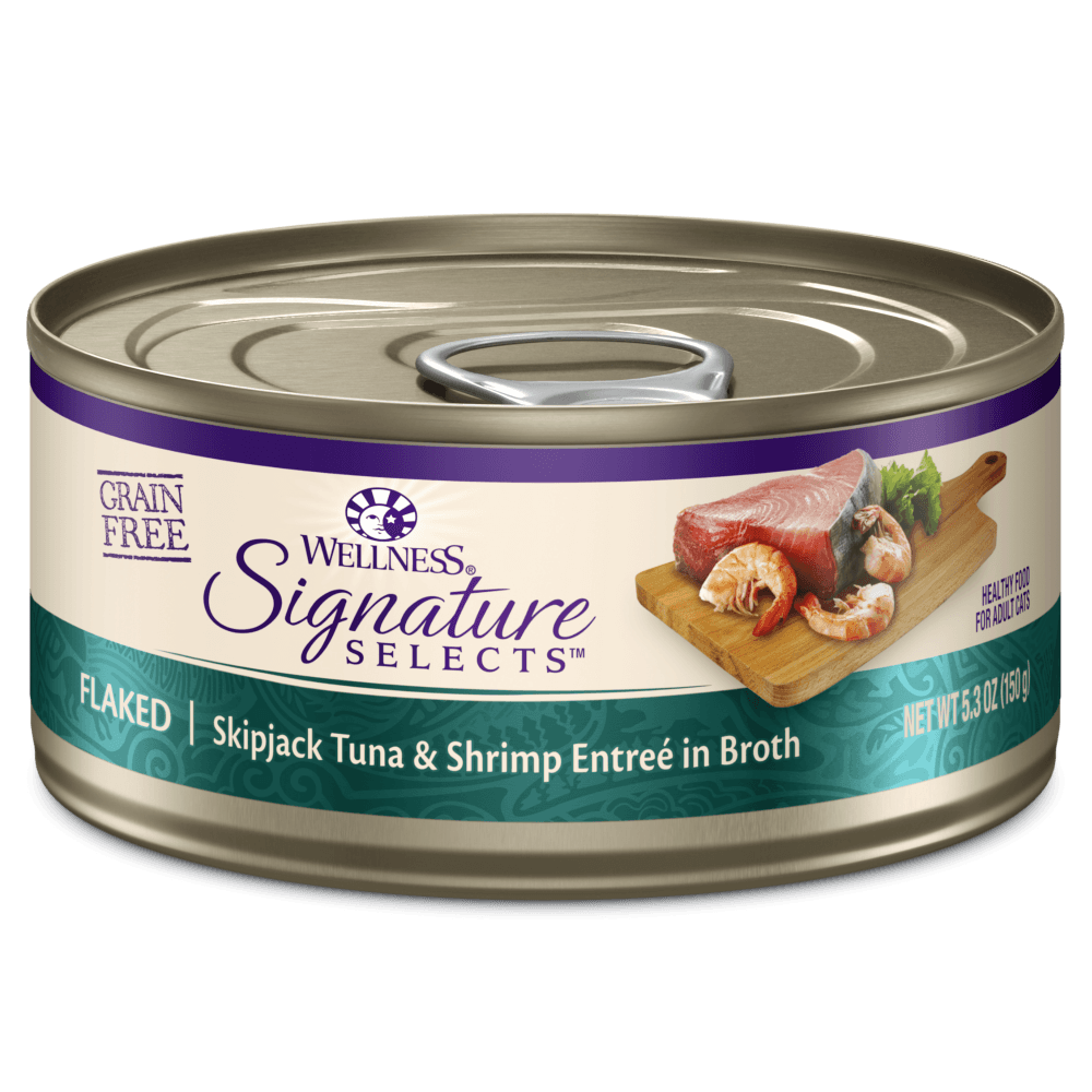 Signature Selects Flaked Tuna Shrimp in Broth Wet Cat Food
