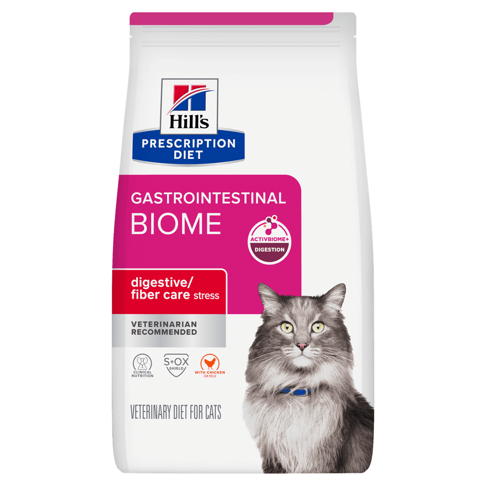Hills Prescription Diet Gastrointestinal Biome Stress Digestive Fibre Care Dry Cat Food