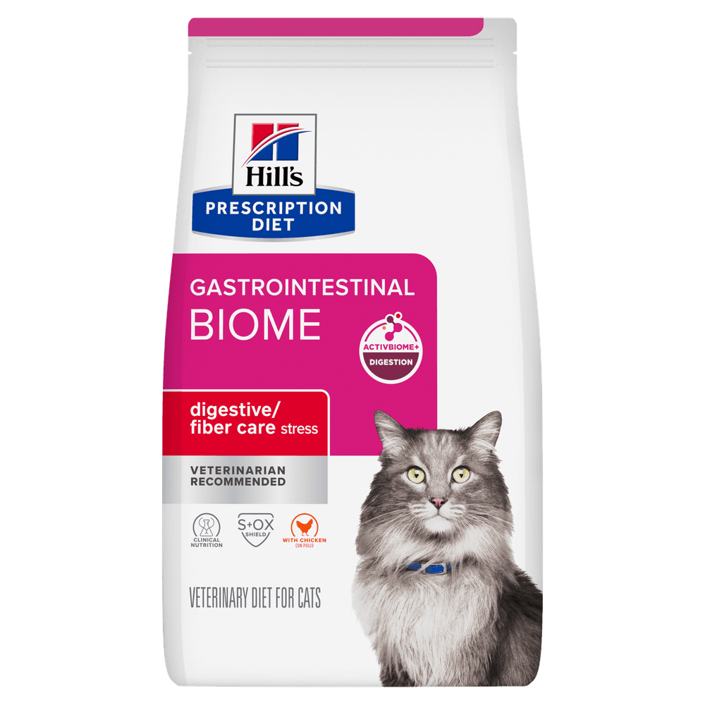 Hills Prescription Diet Gastrointestinal Biome Stress Digestive Fibre Care Dry Cat Food
